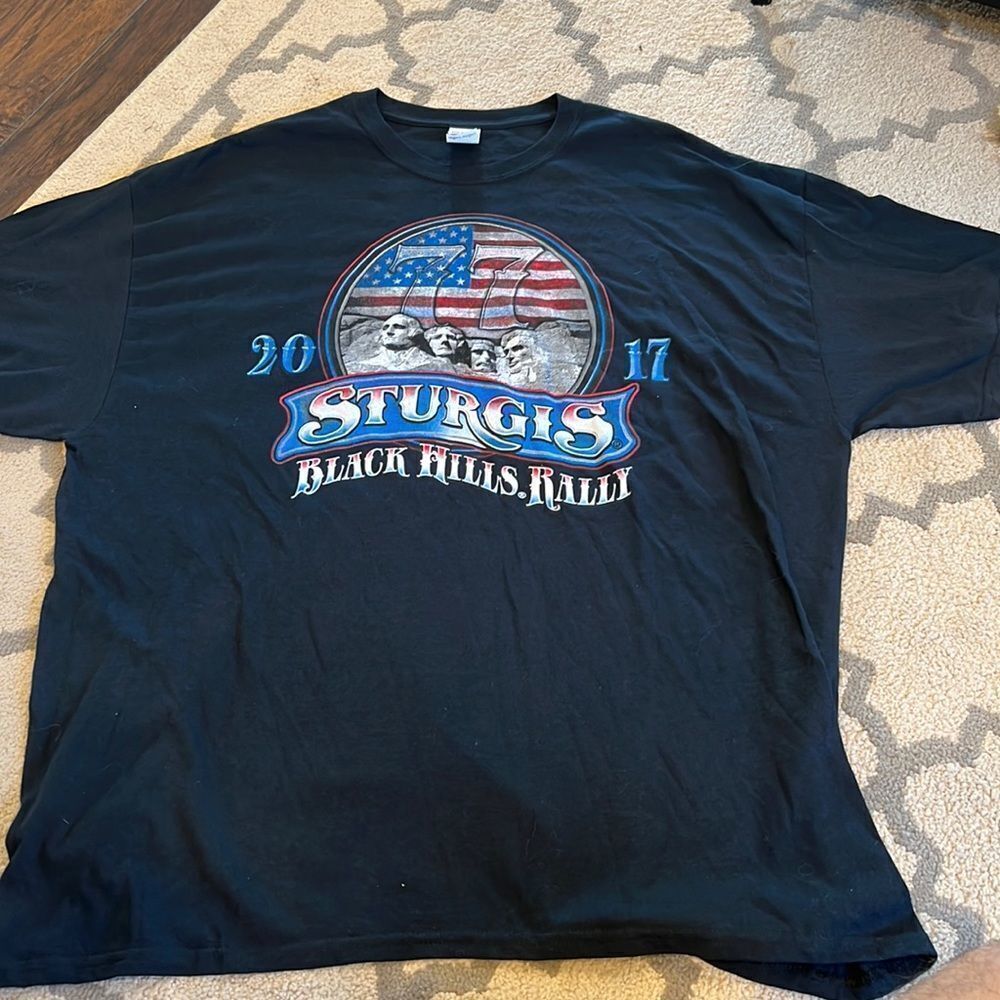 sturgis 2017 black tee shirt size 2XL motorcycle , biker Harley